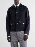 Junya Watanabe - Levi's Satin-Trimmed Wool-Twill Jacket - Black