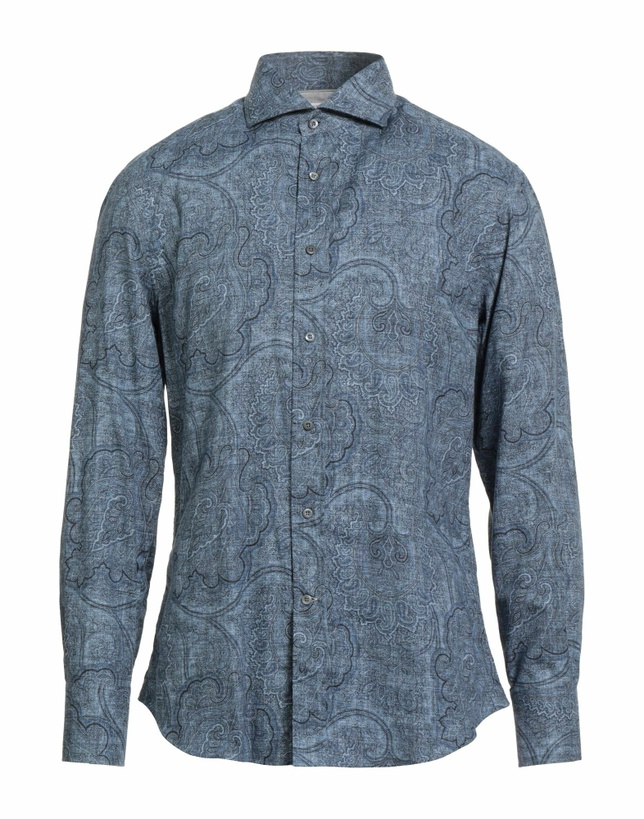Photo: Brunello Cucinelli Mens Shirt in Blue