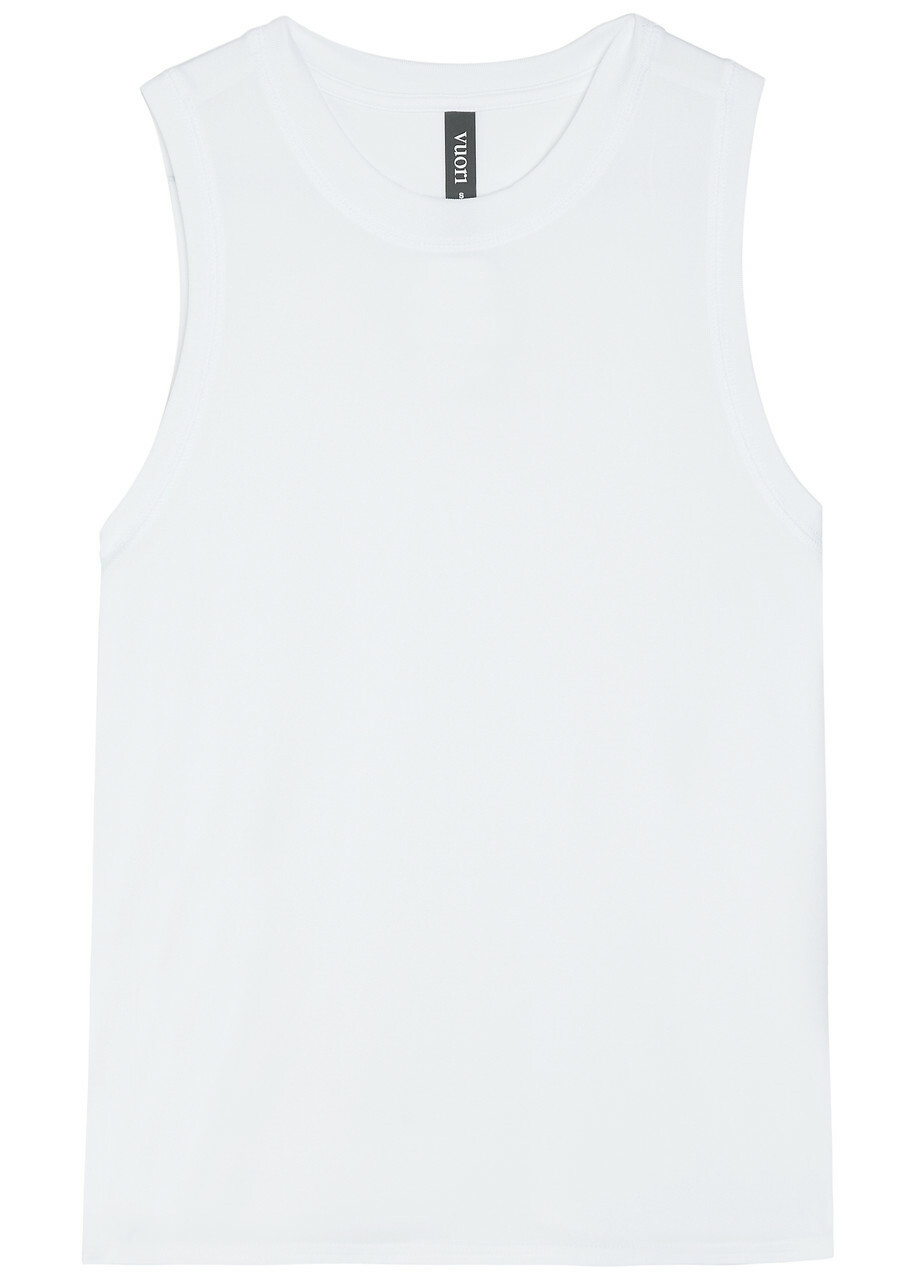 Vuori Energy Stretch-jersey Tank top White