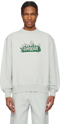 Burberry Gray Daisy Logo Sweatshirt