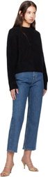 Filippa K Black Fluffy Sweater