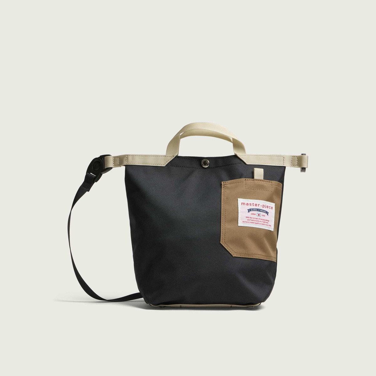 Master-Piece Bit Shoulder Bag in Black