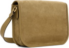 Valentino Garavani Beige Antibes Suede Bag