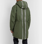 Moncler Genius - 7 Moncler Fragment Fulcrum Washed-Cotton Hooded Down Jacket - Green