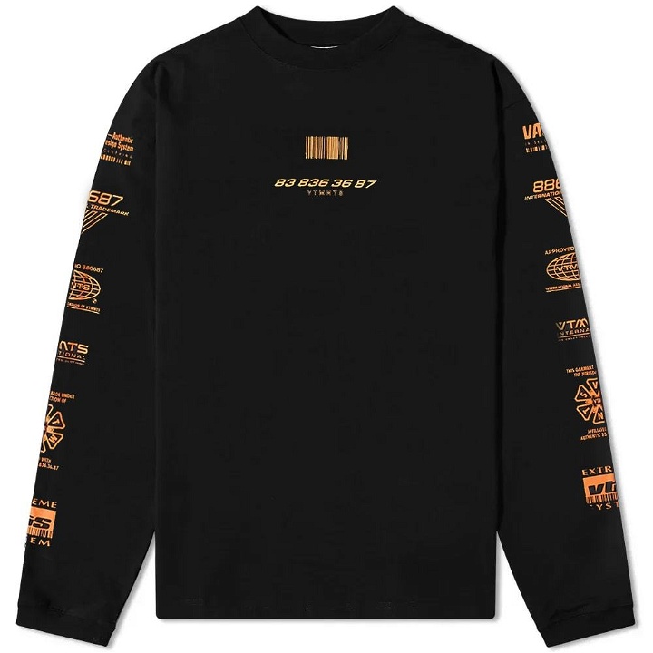 Photo: VTMNTS Long Sleeve Rights Reserved Tee
