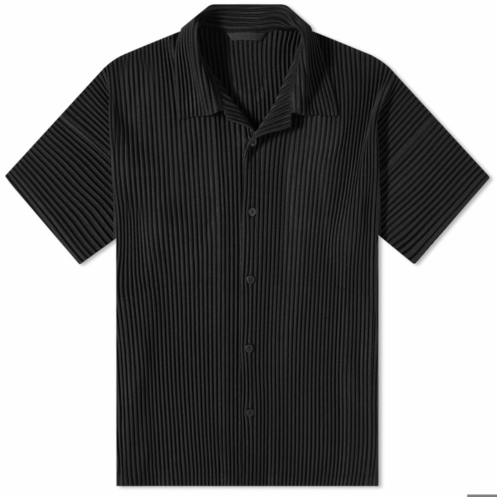 Photo: Homme Plissé Issey Miyake Men's Pleated Vacation Shirt in Black