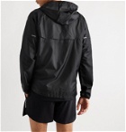 Nike Running - Windrunner Logo-Print Shell Hooded Jacket - Black
