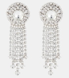 Alessandra Rich Crystal-embellished clip-on earrings