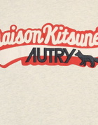 Autry X Maison Kitsuné Mens Sweatshirt in Beige