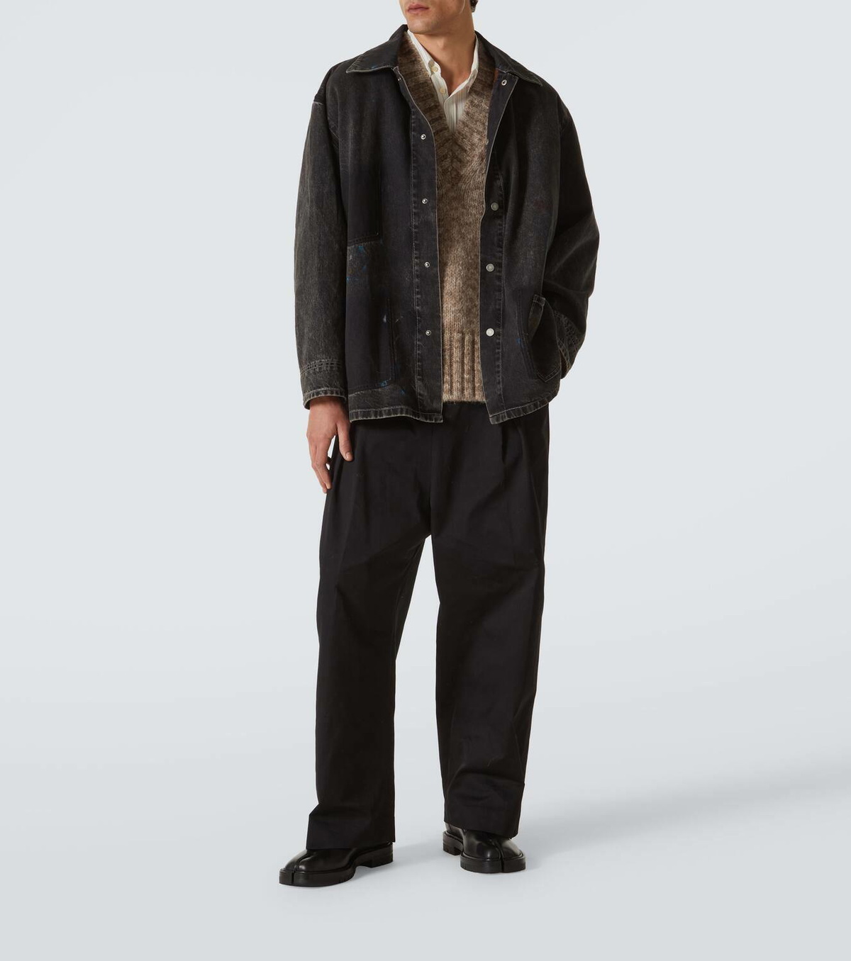 Maison Margiela Distressed denim jacket Maison Margiela