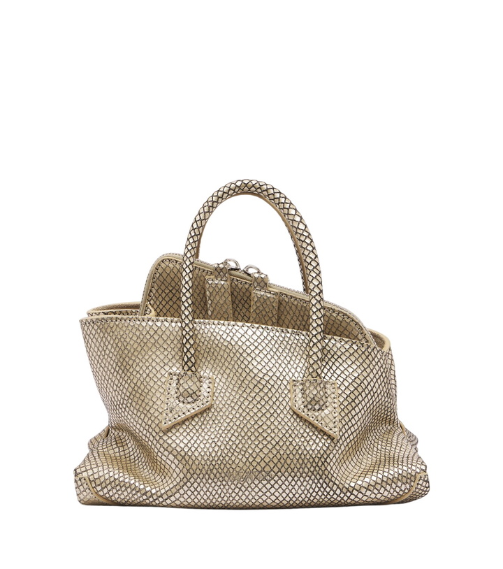 Photo: The Attico La Passeggiata Mini leather top-handle bag