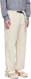 Gramicci Off-White Relaxed-Fit Trousers