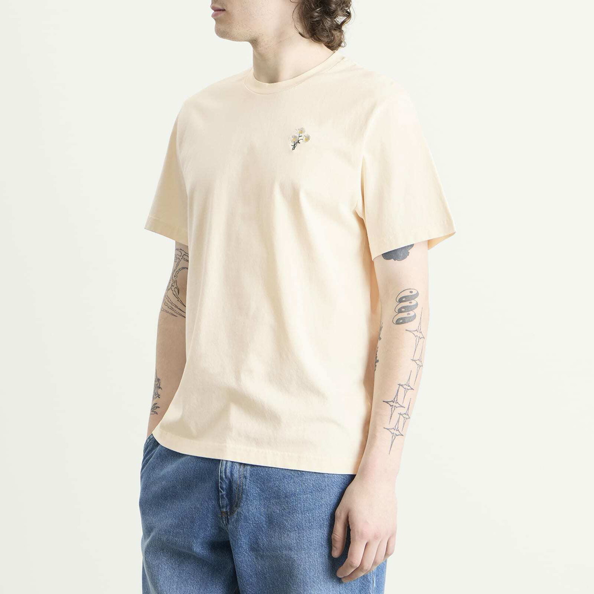 Foret Men's Bellis T-Shirt in Cloud