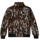 Stüssy - Printed Fleece Jacket - Brown