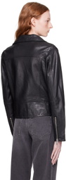Ksubi Black Amplify Leather Jacket