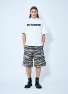 Jil Sander Belted Camo Shorts