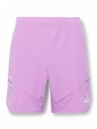 Nike Tennis - NikeCourt Advantage Straight-Leg Dri-FIT Shorts - Purple