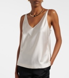 Dorothee Schumacher Sense Of Shine silk-blend satin top
