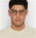 Jacques Marie Mage - Felix Round-Frame Acetate Sunglasses - Brown