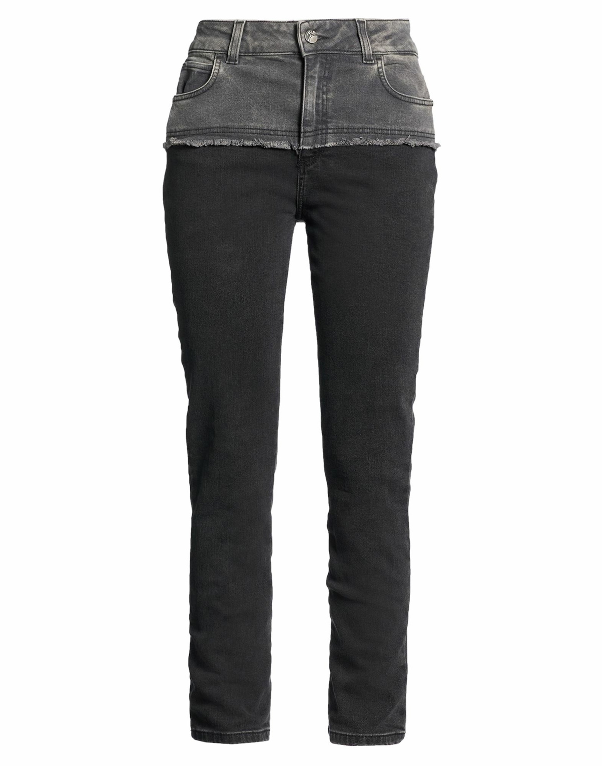 Manila Grace Womens Jeans in Black