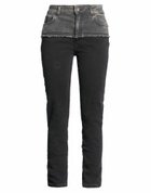 Manila Grace Womens Jeans in Black