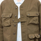 Uniform Bridge Men's Multi Pocket Cardigan in Olive