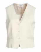 Agnona Womens Tailored Vest Cream