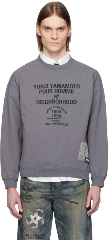 Photo: YOHJI YAMAMOTO Gray NEIGHBORHOOD Edition LS Sweatshirt