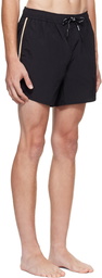 Boss Black Embroidered Swim Shorts