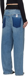 Prototypes Blue Waistband Regular Jeans