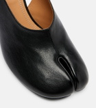 Maison Margiela Tabi leather slingback wedge sandals