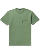 COMME DES GARÇONS HOMME - Garment-Dyed Cotton-Jersey T-Shirt - Green - 2