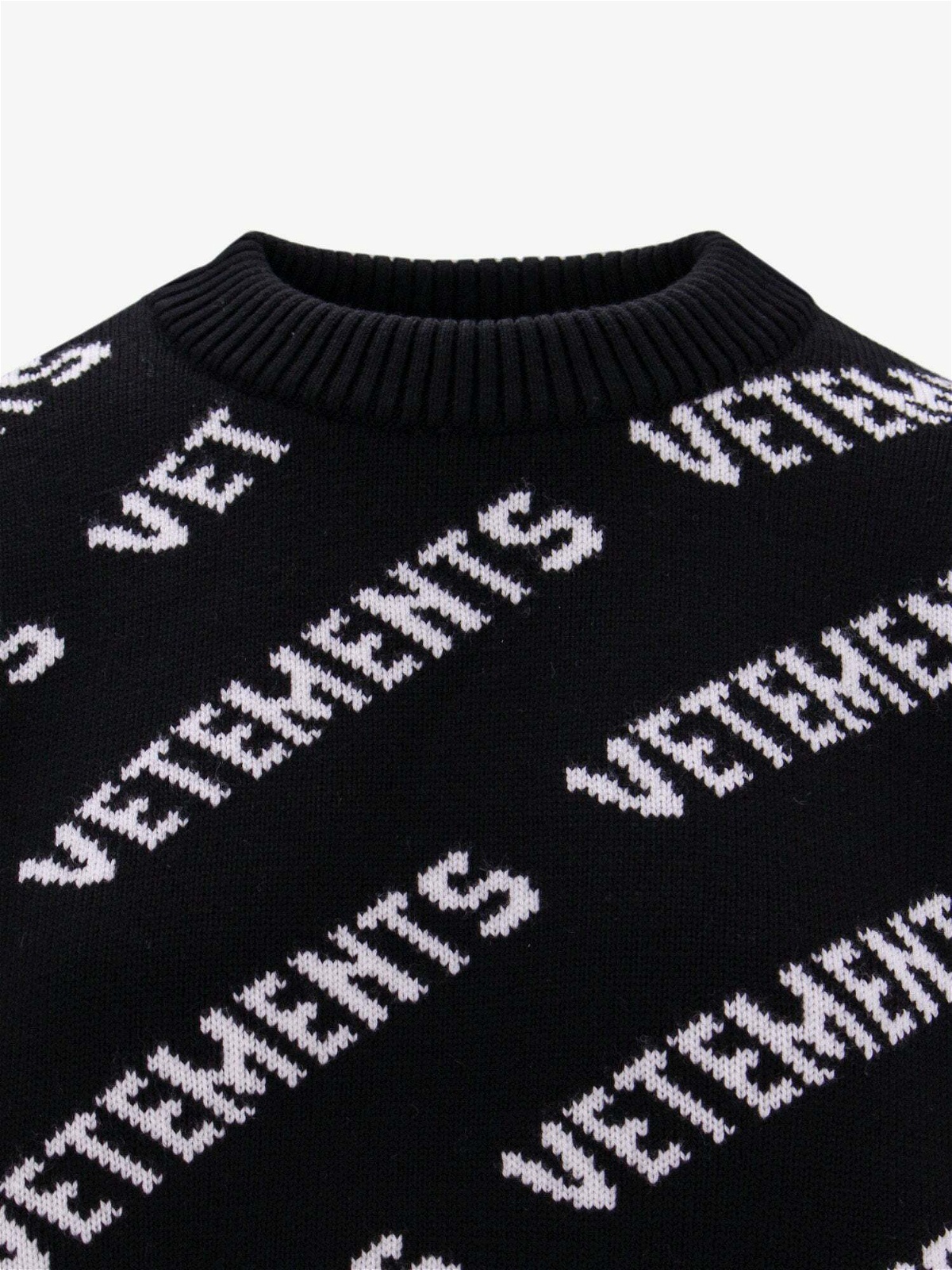 Vetements Sweater Black Womens Vetements
