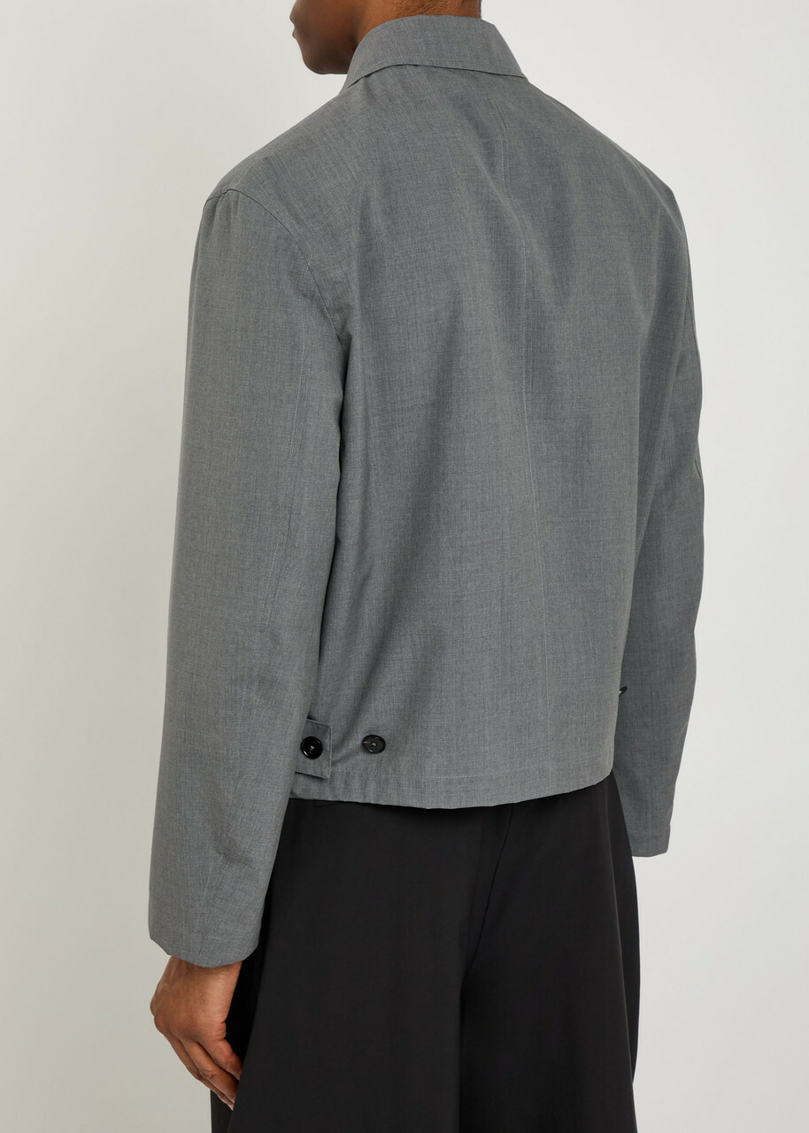 Jil Sander Wool Jacket Grey Jil Sander