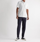 JAMES PERSE - Cotton and Linen-Blend Jersey Polo Shirt - White