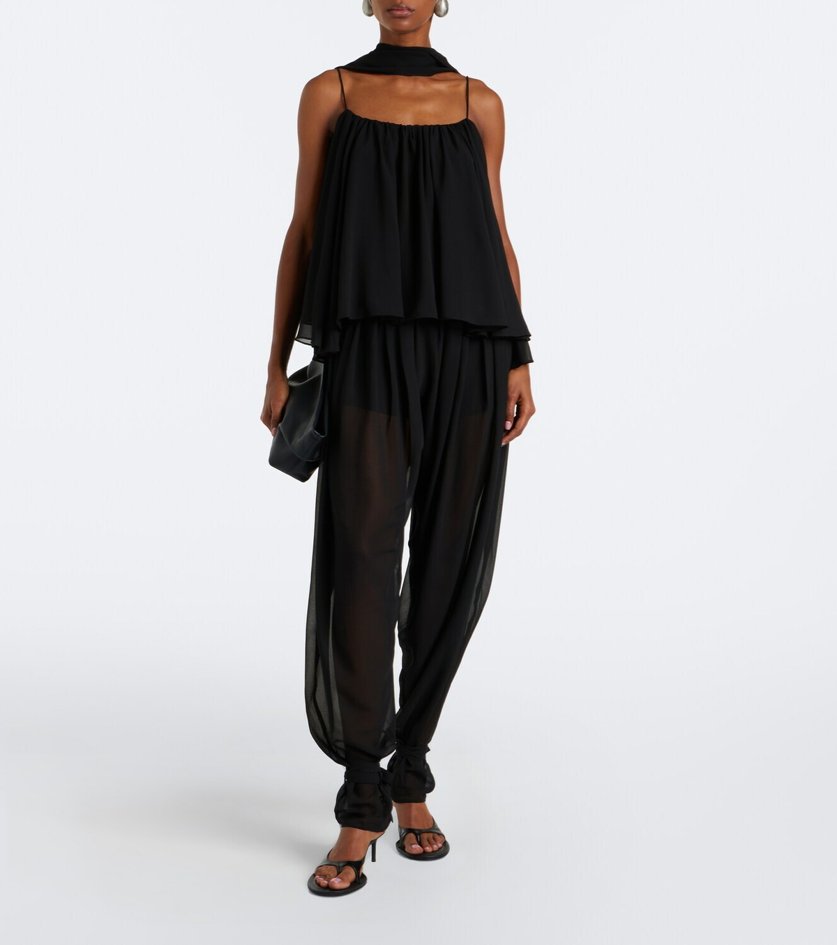 De La Vali Agapito georgette top