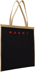 Marni Black Shopping Tote