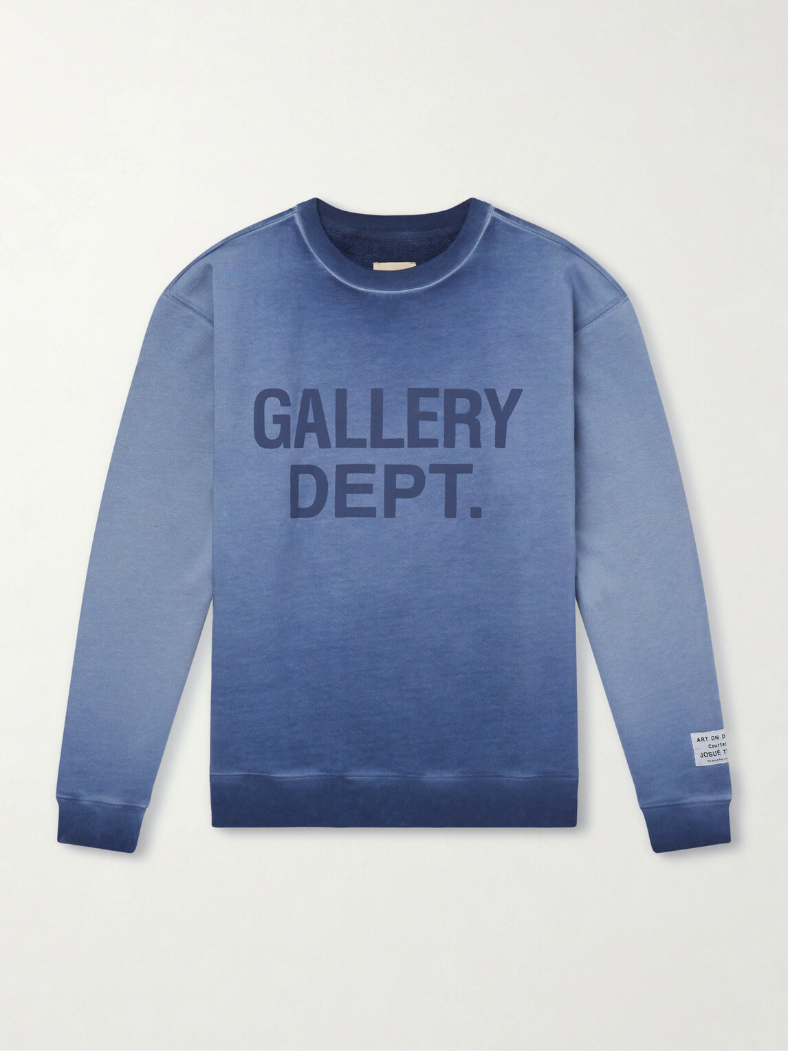 Gallery Dept. - Logo-Print Cotton-Jersey Sweatshirt - Blue
