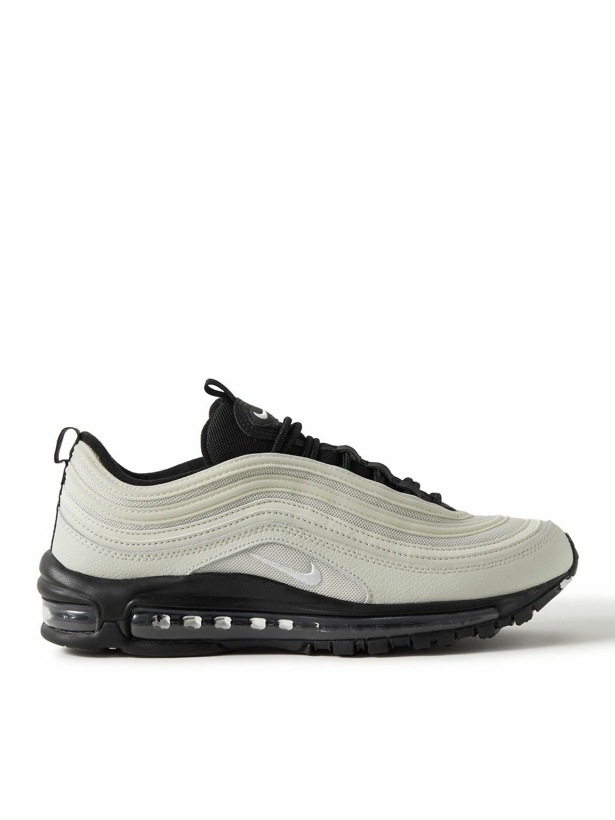 Photo: Nike - Air Max 97 Mesh and Leather Sneakers - Neutrals