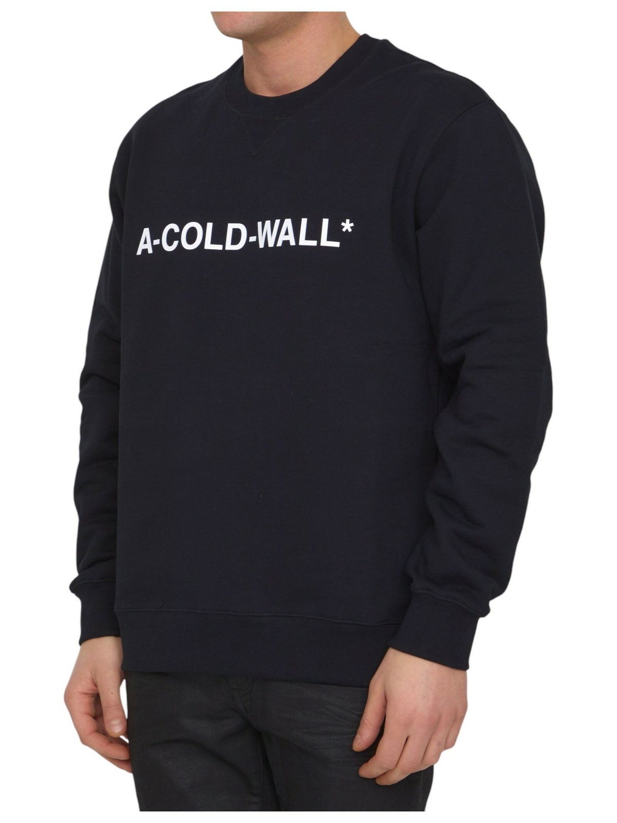 【A-COLD-WALL】BLACK POLYGON TECHNICAL CREWNECK Li-Ning Counterflow Triple Logo Half Zip Sweatshirt 'Black