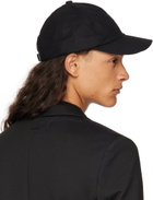 Hugo Black Embroidered Cursive Logo Cap
