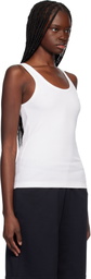 CDLP White Rib Tank Top