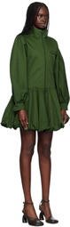 Renaissance Renaissance Green Normandy Minidress