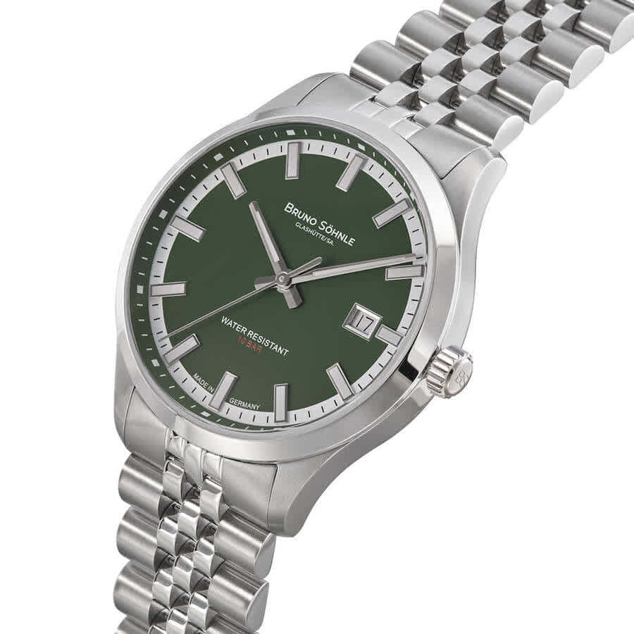 Bruno Sohnle Turin Automatic Green Dial Mens Watch 17-12230-442