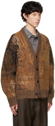 Feng Chen Wang Brown Gradient Cardigan