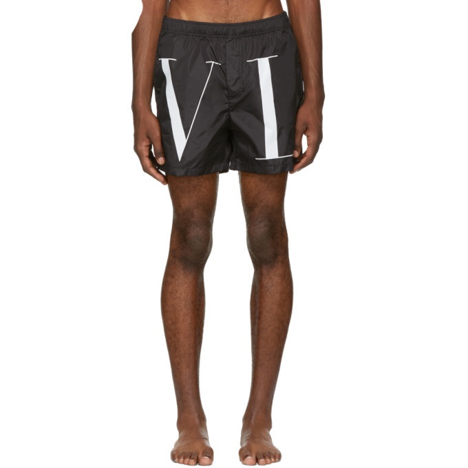 Photo: Valentino Black VLTN Swim Shorts