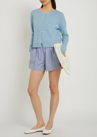 Reformation Clara Cashmere Cardigan Light Blue