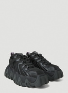 Halo Platform Sneakers in Black