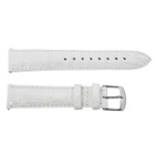 MICHELE 18mm White Alligator Strap