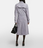 Ferragamo Suede trench coat
